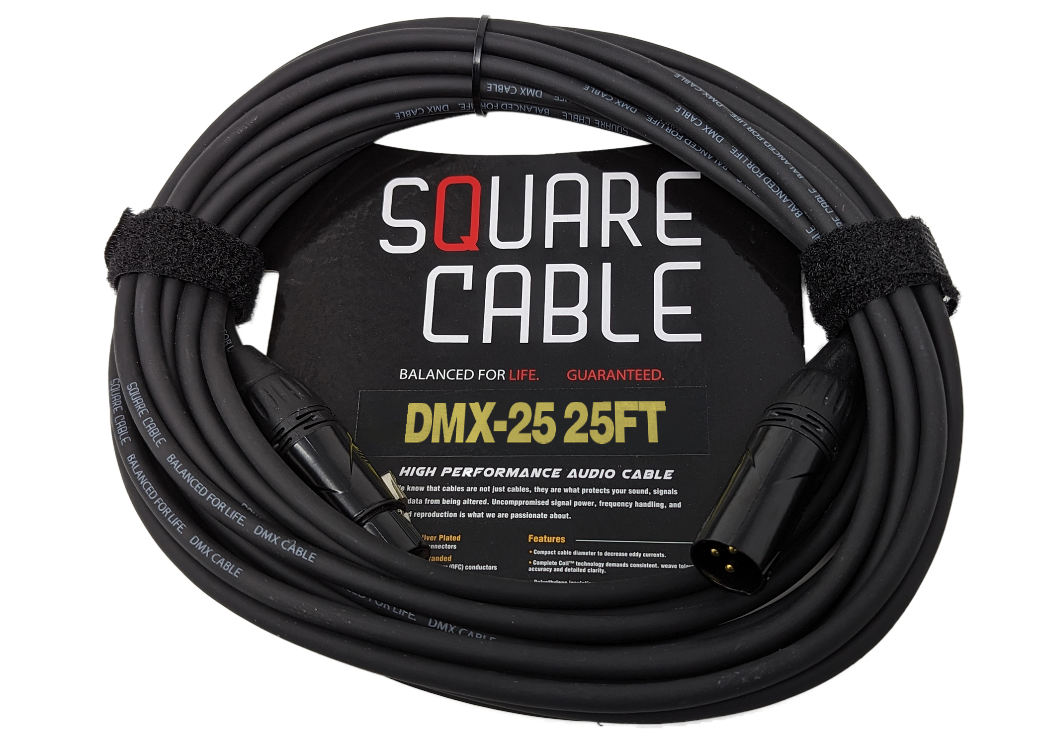 American DJ 5-Pin DMX Lighting Cable 25 ft.