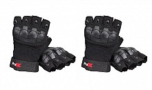 ProX X-GRIPZ | Hard Knuckle Fingerless Gloves (2 Pairs)