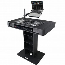 ProX XZF-DJCT BL | Black Control Tower DJ Booth: DDJ-XZ, DDJ-1000, DDJ-SX3, Rane One