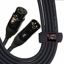 Square Cable DMX-100 | 100ft DMX Cable (3-Pin)